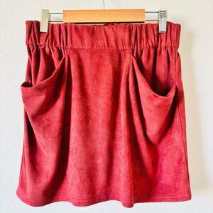 HYFVE Red Mini‎ Skirt